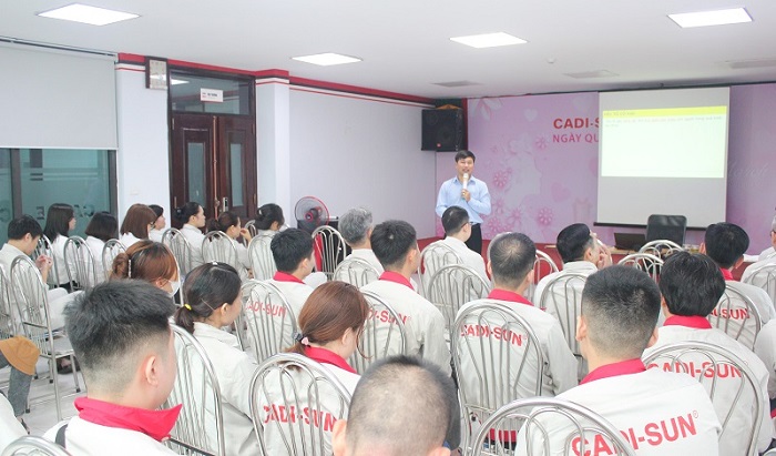 CADI-SUN đào tạo ATVSLĐ cho người lao động